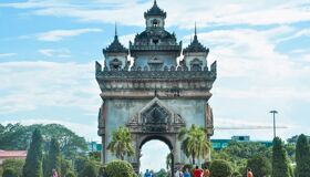 Begin your visa-prepared day with Laos’ serene ambiance